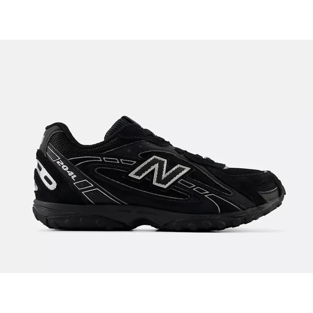 Big Kids Size 5- New Balance 204L Lace Black Running Shoes Sneakers G204L2PR